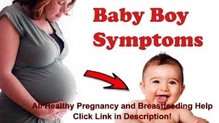 Noticeable Symptoms Of Baby Boy During Pregnancy [upl. by Eenej]