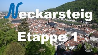 Der Neckarsteig Etappe 1 von Heidelberg nach Neckargemünd [upl. by Behka331]