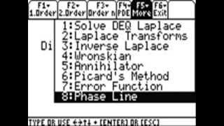 ▷Step by Step Differential Equations on the TI89 wwwti89com [upl. by Lexa]