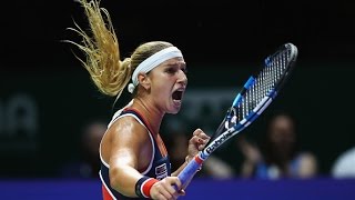 Dominika Cibulkova vs Svetlana Kuznetsova  2016 WTA Finals Singapore Semifinal Highlights [upl. by Eelyac]