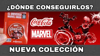 EL UNIVERSO UNIDO DE MARVEL Y COCA COLA DÓNDE CONSEGUIR LA COLECCIÓN COMPLETA [upl. by Riegel]