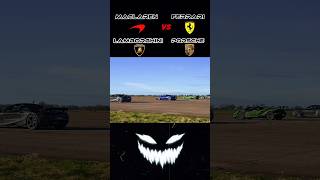 Super Cars Drag Race Showdown Which is the Fastest [upl. by Saduj]