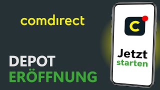 Depot eröffnen  comdirect Tutorial [upl. by Naitirb]