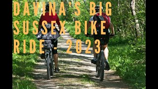 Davinas Big Sussex Bike Ride  2023 Highlights of the Inaugural 100 Mile Epic Route [upl. by Aisatan303]