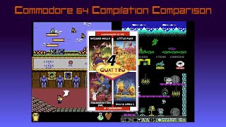 Commodore 64 Compilation Comparison Quattro Cartoon 1991 [upl. by Mansoor989]