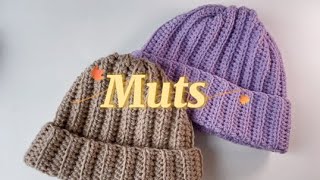 Gotenburg muts  Snelle muts haken  Crochet beanie  Leren haken met Haakspot [upl. by Rozelle]