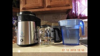 5 Stage Water Filter VS Distilled Water Using Mega Home Distiller What doesnt get filtered [upl. by Ahtela]