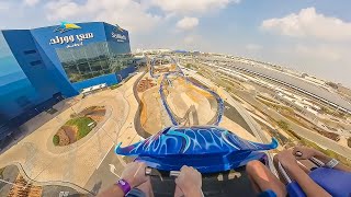 MANTA  SEAWORLD Abu Dhabi  Onride  4K  Wide Angle [upl. by Gonzalez]