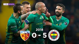 Kayserispor 0  5 Fenerbahçe  Maç Özeti  201718 [upl. by Alessig]