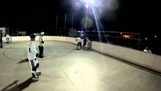 Roller hockey with gopro helmet cam 21212 [upl. by Acino]