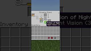 How To Brew Invisibility 800 Splash Potions In Minecraft Shorts [upl. by Jacinthe306]