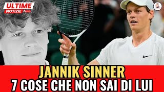 7 CURIOSITA SU JANNIK SINNER CHE NON CONOSCI lultima è la più sorprendente [upl. by Zurn61]