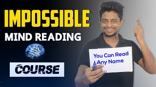 Mind Reading Course  Mind Reading Name Trick  Mind Reading Kaise Sikhe [upl. by Kendy393]