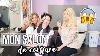 JOUVRE MON SALON DE COIFFURE  😱 [upl. by Lledrev]