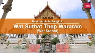 Wat Suthat Temple in Bangkok [upl. by Suivatra998]