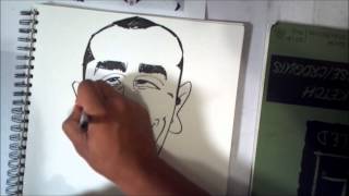 How To Draw A Quick Caricature [upl. by Ominorej]