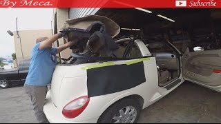 Installing a 2006 Chrysler PT Cruiser Convertible Top [upl. by Hamfurd]