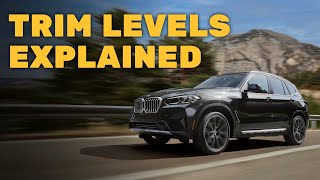 2023 BMW X3 Trim Levels and Standard Features Explained [upl. by Odnomar977]