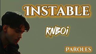 Rnboi  Instable ParolesLyrics [upl. by Cherianne]