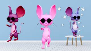 Three Blind Mice  3D Animation Nursery Rhymes amp Kids Songs for Children  Prastuti TV [upl. by Idleman152]