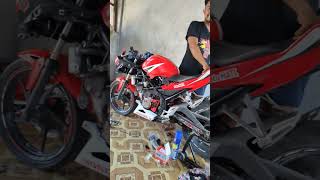 CBR 150R maintenance hondacbr shortvideo shorts [upl. by Auhso899]