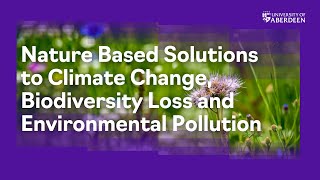 NatureBased Solutions to Climate Change Biodiversity Loss and Environmental Pollution [upl. by Yelknirb918]