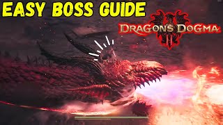 The Red Dragon Final Boss CHEESE Dragons Dogma 2 [upl. by Ailecra]