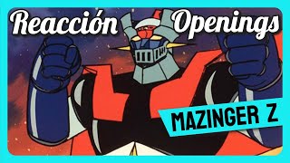 Reacción a los Openings de Mazinger Z  Openings Anime Multilingüe [upl. by Egag182]