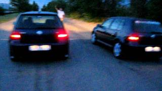 VW Golf IV 16 vs VW Golf IV 19 TDI [upl. by Rehpinnej]