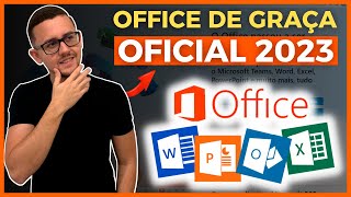 COMO OBTER O PACOTE OFFICE OFICIAL E DE GRAÇA 2023  Word Excel PowerPoint PTBR [upl. by Lorine996]