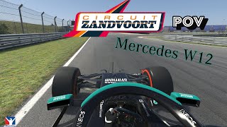 Mercedes W11 Hot Lap at Zandvoort  iRacing [upl. by Riebling]