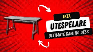 IKEA Utespelare Gaming Desk Review The Ultimate Gaming Setup [upl. by Hedges]