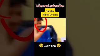 Raistar face reveal😎😱Gyan bhai🥺gaming freefire gyangaming raistar [upl. by Gisser928]