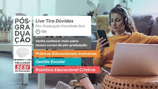 LIVE Tira Dúvidas PósGraduação [upl. by Aihsikal]