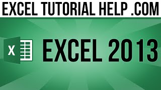 Excel 2013 Tutorial  Referencing Worksheets in Formulas and change Tab Color [upl. by Anaig]