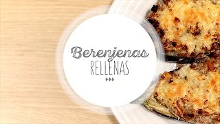 Cómo hacer berenjenas rellenas  Recetas fáciles [upl. by Landbert]