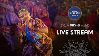 Vadodara Navratri Festival 2024  Navratri Nonstop Garba Live  Day 3 [upl. by Asek439]