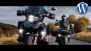 DAYRON Das neue Motorrad Tagfahrlicht von Wunderlich und Kellermann [upl. by Aihsrop]