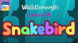 Snakebird Level 14 Walkthrough amp iOS iPhone 6S Gameplay by Noumenon Games [upl. by Rina]