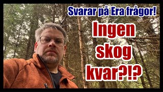 Svarar på era frågor Bästa skogstraktorn Hugger vi för mycket Ingen skog kvar [upl. by Vevay]