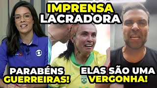 ⚽️ BRASIL FEMININO PERDE MAIS UMA E IMPRENSA LACRADORA PASSA PANO PRA SELEÇÃO [upl. by Brechtel]