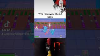 I Made The PENNYWISE THEME SONG From IT 1990 In FORTNITE pennywise halloween fortnite music [upl. by Ardnasela712]