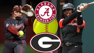 NCAA Softball Highlights 15 Alabama vs 5 Georgia March 15 2024 [upl. by Attenauq]