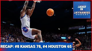 RECAP 8 Kansas Jayhawks Basketball Drops 4 Houston Cougars 7865 in TitleWorthy Performance [upl. by Araeic]