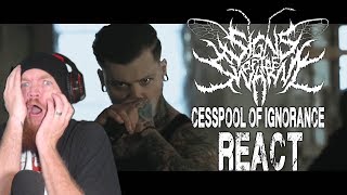 Signs of the Swarm  Cesspool Of Ignorance Official Music Video REACT [upl. by Eladal]