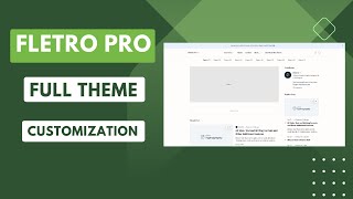 Fletro Pro Premium Blogger Template Full Customization  Blogger Theme Customization Tutorial 2023 [upl. by Silverman]