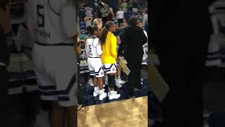 UC Irvine Womens Basketball  Deijah Blanks hits halfcourt buzzer beater [upl. by Alenairam]