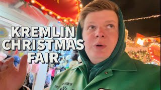 KREMLIN CHRISTMAS FAIR MOSCOW RUSSIA [upl. by Noremmac]