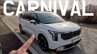 Test driving 2025 Kia CarnivalSedona  the bestlooking Minivan thus far [upl. by Cirala374]