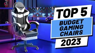 Top 5 BEST Budget Gaming Chairs In 2023 [upl. by Auqenaj]